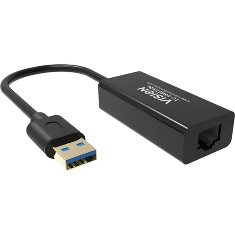 Vision TC-USBETH/BL - Netzwerkadapter - USB 2.0 – Bild 1