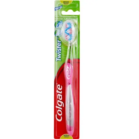 Colgate Twister Fresh Toothbrush, Medium – image 1