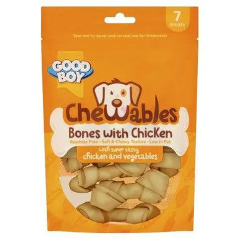 Chewables chicken mini bones 7 pack 112g x10 – image 1