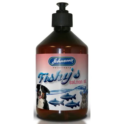 Johnsons Fishy's Salmon Oil 500ml – image 1