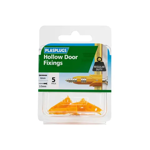 Plasplugs Hollow Door Fixings – DR106 – image 1