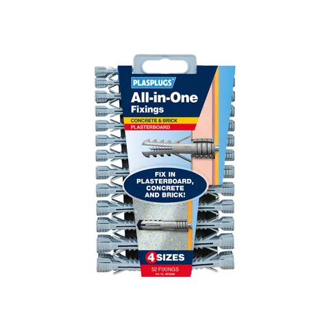 PLASPLUGS Mfa 500 All-In-One Fixings Assorted (52) – image 1