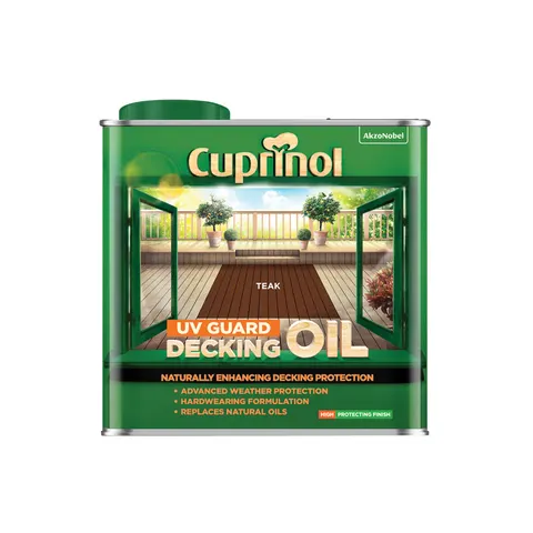 Cuprinol UV Guard Decking Oil Teak - 2.5L – image 1