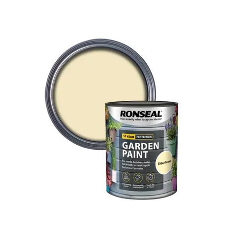 Ronseal General Purpose Garden Paint – Elderflower – 37403 – image 1