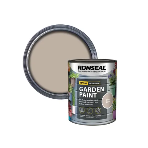 Ronseal Garden Paint Warm Stone 750ml – image 1