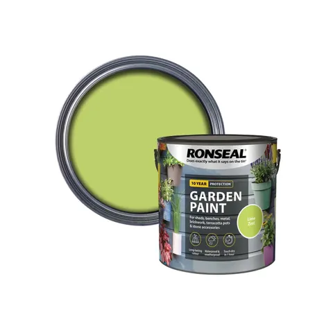 Ronseal Garden Paint Lime Zest 2.5L – image 1