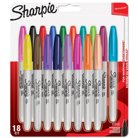 Sharpie Fine Tip Permanent Markers - 18 Pack – image 1