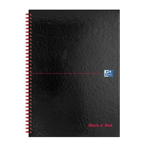 Black n' Red BLACK N RED WIRE HB NOTEBOOK A4 PK5 – image 1