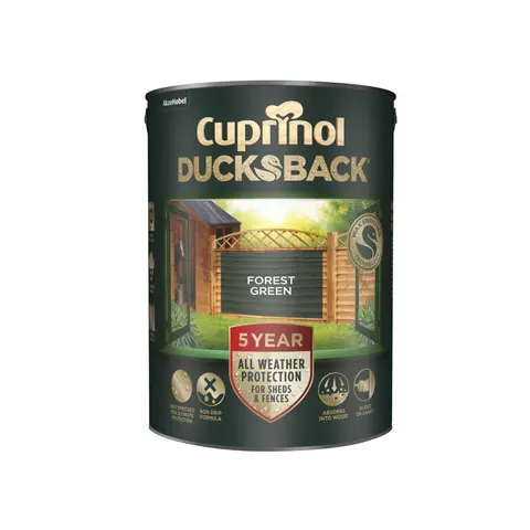 Cuprinol Forest Green Quick Drying Ducksback, 5L – image 1