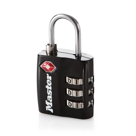 MasterLock TSA bagagehangslot 30mm 4680EURDBLK – afbeelding 1