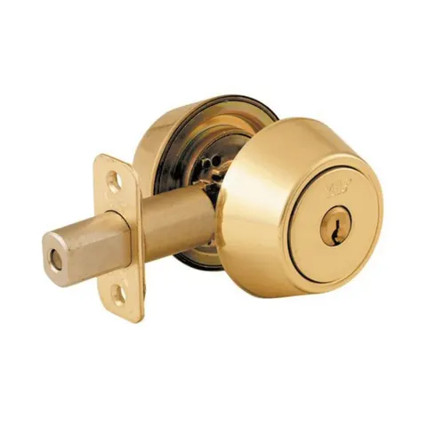 Yale Locks P5211 Security Deadbolt Polished Brass – image 1