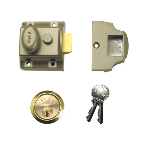 Yale Locks - 723 Deadlatch 40mm Backset ENB Finish Box – image 1