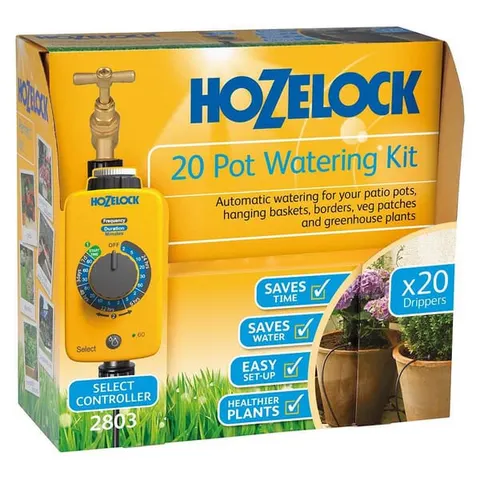 Hozelock MICRO 20 Pot Garden Watering System and Digital Timer – image 1