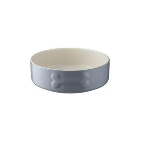 Petware Hundenapf 15 cm Knochen grau – Bild 1