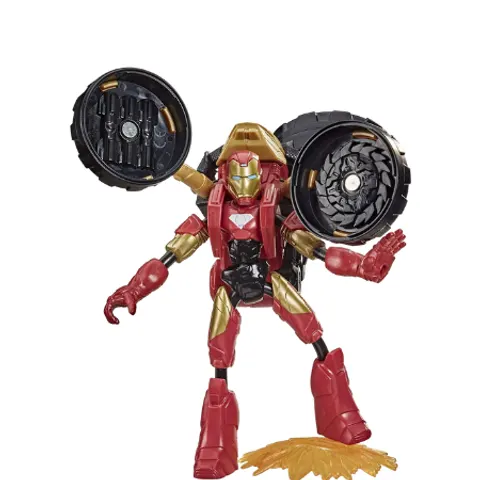 Marvel Avengers Buig en Flex Rider Iron Man – afbeelding 1