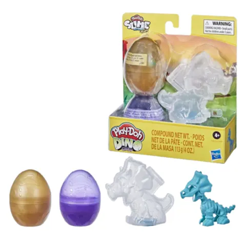 Play-Doh Dino Bones Egg - Oro e viola – immagine 1