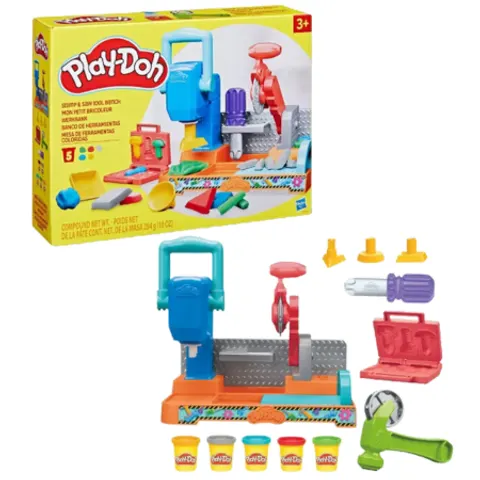 Play-Doh Stamp & Saw Tool Bench Playset – image 1