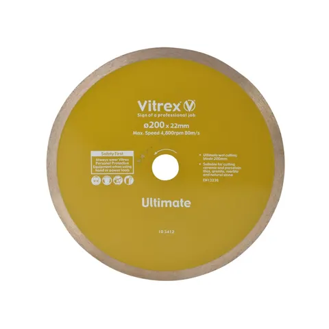 Vitrex Ultimate Diamond Blade for Wet Bridge Tile Saw – image 1