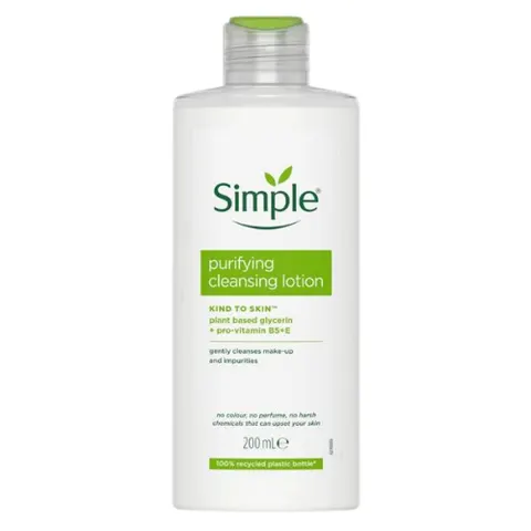 Simple Kind to Skin Purifying Cleansing Lotion - 200 ml – image 1