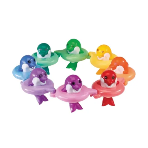Tomy Toomies Rae Dolphins Bath Toy - 8 pcs – image 1