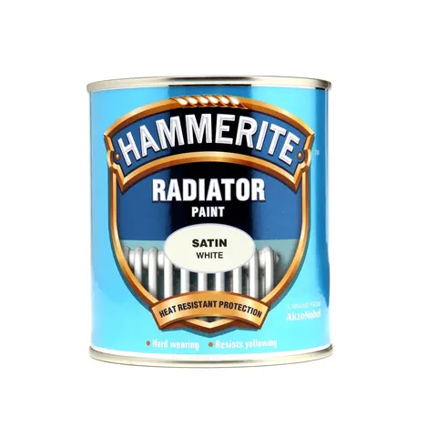 Hammerite Radiator Enamel Paint – Satin White – image 1