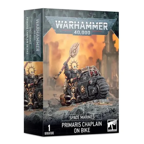 Space Marines: Primaris Chaplain on Bike – image 1