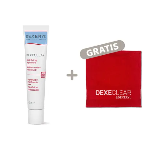 Dexeryl Dexeclear Aquafluido Matificante SPF50+ 40 ml – imagen 1
