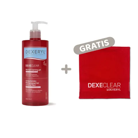 Dexeryl Dexeclear schäumendes Reinigungsgel bei unreiner Haut – Bild 1