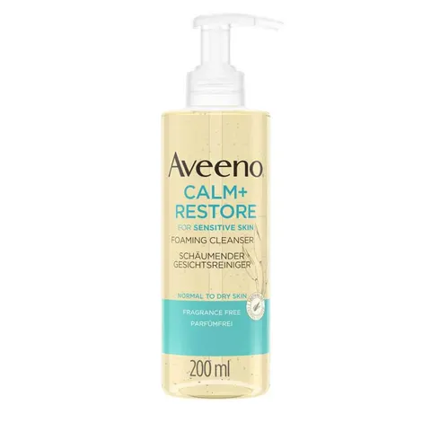 Aveeno Calm + Restore foam cleanser for the face 200 ml – image 1