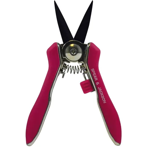 Spear and Jackson Colours Pink Garden Snips – image 1