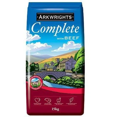 Arkwrights Complete Beef Dog Food 15kg – image 1