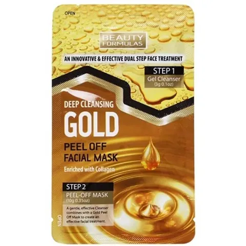 Beauty Formulas Deep Cleansing Gold Face Mask - 1 piece – image 1