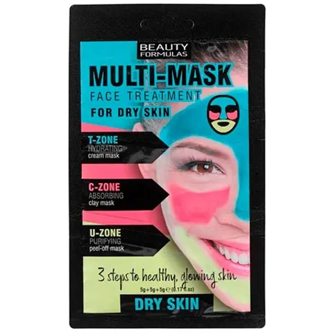 Beauty Formulas Dry Multi Face Mask – image 1