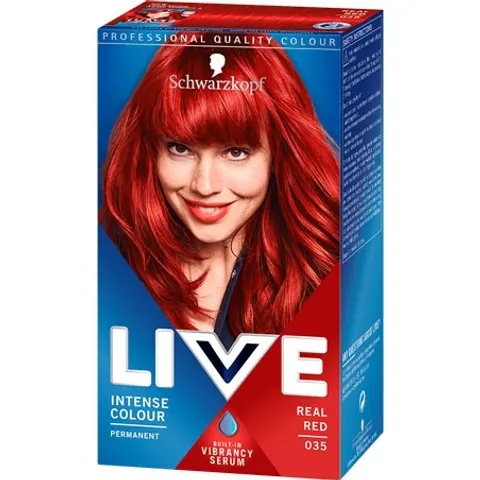 Schwarzkopf LIVE Intense Colour Permanent 035 Real Red – image 1