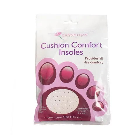 Carnation Cushion Comfort Insoles 1Pair – image 1