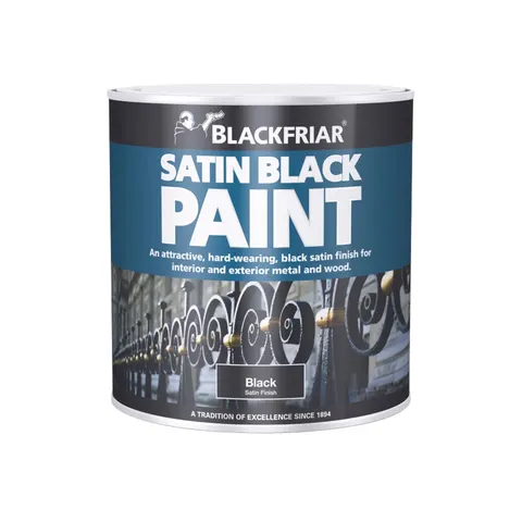 Blackfriar Satin Black Paint 1L - BF0520003D1 – image 1