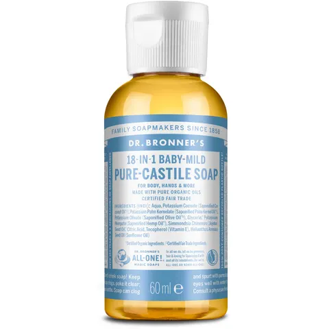 Dr. Bronner's Jabón Líquido sin Perfume 59 ml – imagen 1