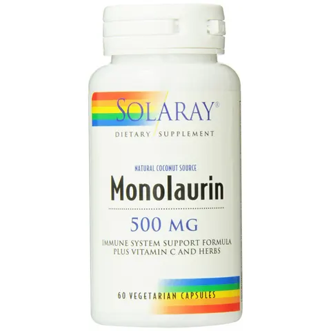 Solaray Monolaurin 500 mg 60 Capsules – image 1