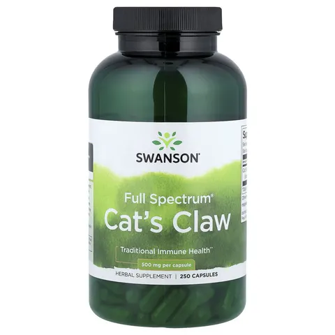Swanson Cat's Claw, 500mg , 250 caps – image 1