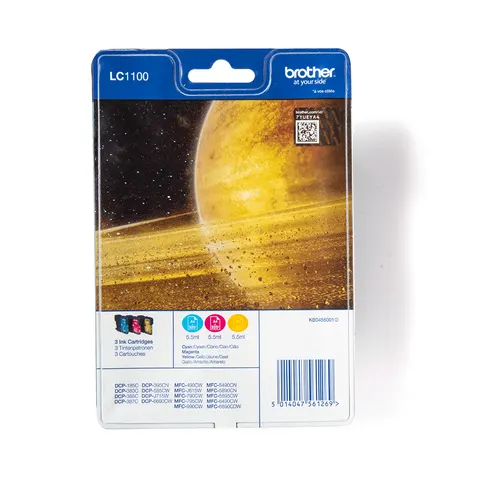 Brother LC-1100RBWBP - 3-farbig - Druckerpatrone - Multipack – Bild 1