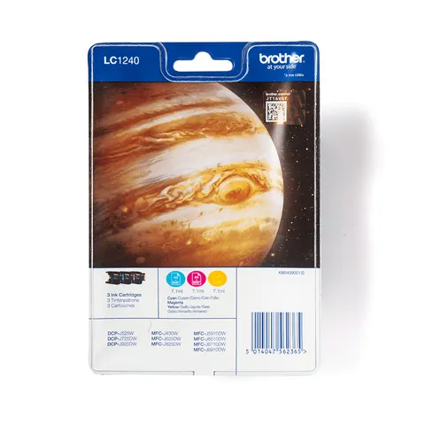 Brother LC-1240RBWBP - 3-farbig - Druckerpatrone - Multipack – Bild 1
