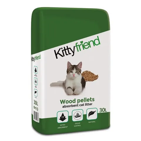 Kittyfriend Wood Cat Litter 30L – image 1