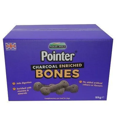 Pointer charcoal enriched bones 10kg – image 1
