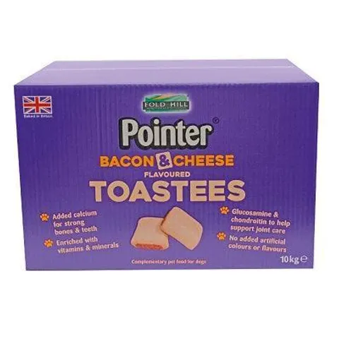 Pointer bacon & cheese toastees 10kg – image 1
