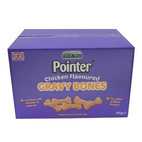 Pointer Chewdles Chicken Gravy Bones 10kg – image 1