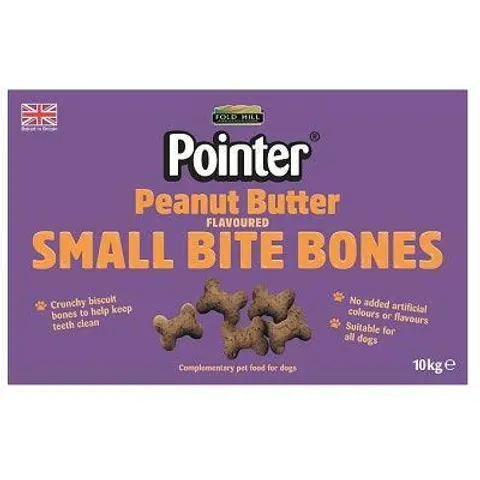 Pointer petite peanut butter flavoured bones 10kg – image 1