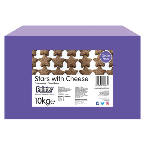 Pointer Stars with Cheese 10kg – image 1