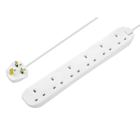 Masterplug 6 Socket Extension Lead 240v – image 1