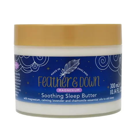Feather & Down Magnesium Sleep Butter 300ml | Calming Lavender & Chamomile – image 1