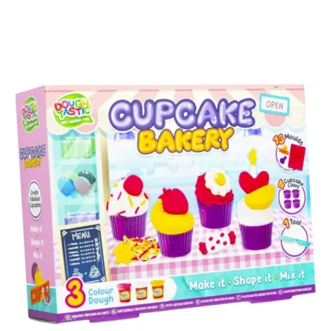 Dough Tastic Cupcake Bakery Playset – 3 Pcs – image 1